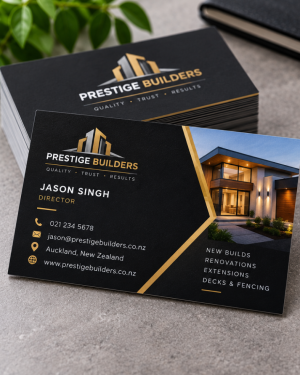 Business Cards – Single Sided